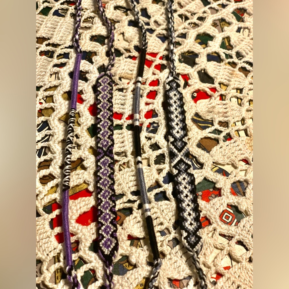 Handmade Braided Thread Bracelets - Picture 2 of 6